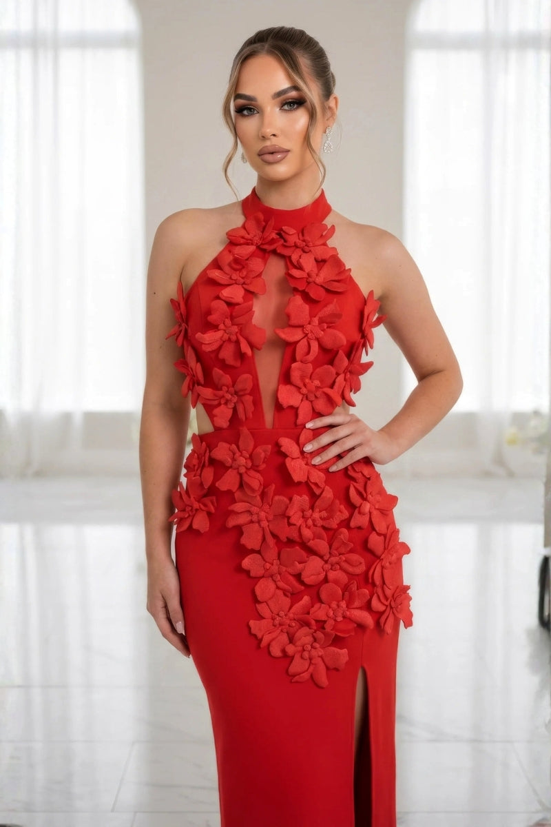 Elsa Floral Bandage Dress