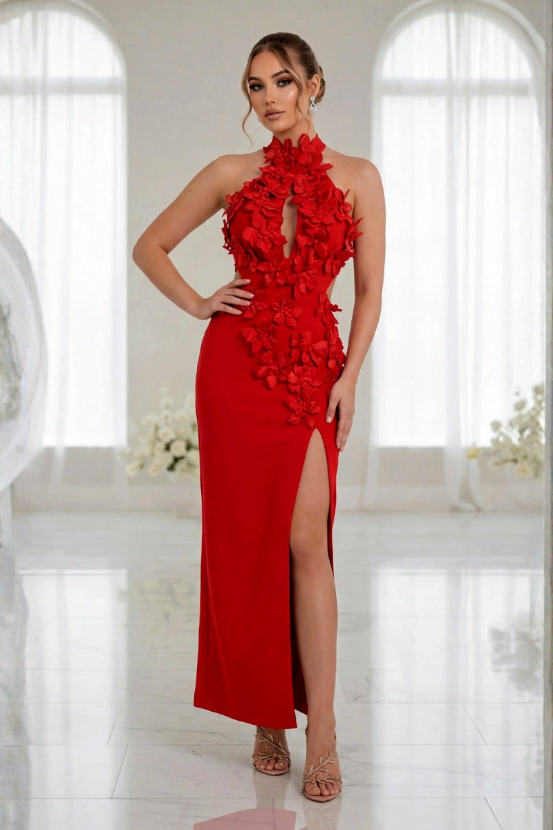 Elsa Floral Bandage Dress
