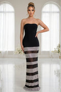 Alicia Sheer Cutout Maxi Dress